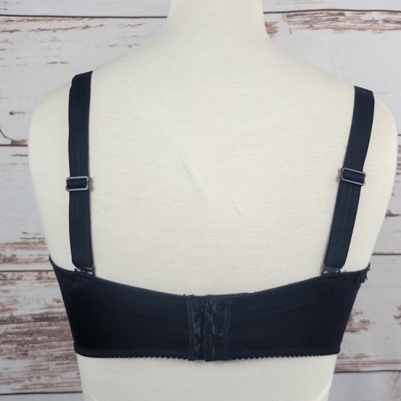 Prima Donna Satin Strapless Convertible Bra Black Size 38D - Picture 3 of 8